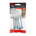 8x80 Coachscrew DIN 571 Zinc Plated Pack 5