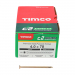 4.0x70 Pozi Countersunk Multi Purpose Screw Zinc & Yellow Plated Timco C2 Range Pack 200