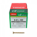 6.0x60 Pozi Countersunk Multi Purpose Screw Zinc & Yellow Plated Timco C2 Range Pack 200
