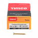 3x30 Pozi Countersunk Chipboard Screw Zinc & Yellow Plated Timco Solo Range Pack 200