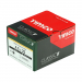 4.5x25 Pozi Countersunk Multi Purpose Screw Zinc & Yellow Plated Timco Classic Range Pack 200