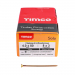 4x80 Pozi Countersunk Chipboard Screw Zinc & Yellow Plated Timco Solo Range Pack 200