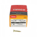 5x30 Pozi Countersunk Chipboard Screw Zinc & Yellow Plated Timco Solo Range Pack 200