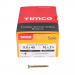 5x45 Pozi Countersunk Chipboard Screw Zinc & Yellow Plated Timco Solo Range Pack 200