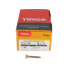 6x40 Pozi Countersunk Chipboard Screw Zinc & Yellow Plated Timco Solo Range Pack 200