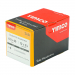6x60 Pozi Countersunk Chipboard Screw Zinc & Yellow Plated Timco Solo Range Pack 200