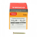6x60 Pozi Countersunk Chipboard Screw Zinc & Yellow Plated Timco Solo Range Pack 200