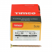 6x90 Pozi Countersunk Chipboard Screw Zinc & Yellow Plated Timco Solo Range Pack 200