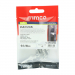 M6x50 Hex Flanged Masonry Bolt DIN 529 Silver Pack 4