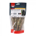 M12:60L Loose Shield Anchor Zinc & Yellow Plated Timco Pack 10