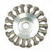 100mm (M14x0.5) Angle Grinder Twisted Knot Stainless Steel Wire Bevel Brush