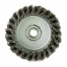 100mm (M14x0.5) Angle Grinder Twisted Knot Stainless Steel Wire Cup Brush