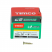3.5x20 Pozi Countersunk Multi Purpose Screw Zinc & Yellow Plated Timco C2 Range Pack 200
