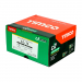 5.0x70 Pozi Countersunk Multi Purpose Screw Zinc & Yellow Plated Timco C2 Range Pack 1000