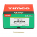 5.0x80 Pozi Countersunk Multi Purpose Screw Zinc & Yellow Plated Timco C2 Range Pack 1000