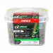 5.0x80 Pozi Countersunk Multi Purpose Screw Zinc & Yellow Plated Timco C2 Range Pack 1000