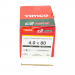 4.0x80 Torx Countersunk Multi Purpose Clamp Screw Zinc & Yellow Plated Timco C2 Range Pack 200