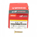 5.0x30 Torx Countersunk Multi Purpose Clamp Screw Zinc & Yellow Plated Timco C2 Range Pack 200