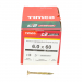 6.0x60 Torx Countersunk Multi Purpose Clamp Screw Zinc & Yellow Plated Timco C2 Range Pack 200