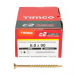 6.0x90 Torx Countersunk Multi Purpose Clamp Screw Zinc & Yellow Plated Timco C2 Range Pack 100