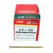 6.0x120 Torx Countersunk Multi Purpose Clamp Screw Zinc & Yellow Plated Timco C2 Range Pack 100