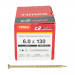 6.0x130 Torx Countersunk Multi Purpose Clamp Screw Zinc & Yellow Plated Timco C2 Range Pack 100