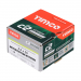 4.0x50 Pozi Countersunk External Multi Purpose Silver Screw Timco C2 Range Pack 200