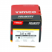 3.0x40 Pozi Countersunk Multi Purpose Screw Zinc & Yellow Plated Timco Velocity Range Pack 200