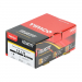5.0x45 Pozi Countersunk Multi Purpose Screw Zinc & Yellow Plated Timco Velocity Range Pack 200