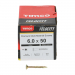 6.0x50 Pozi Countersunk Multi Purpose Screw Zinc & Yellow Plated Timco Velocity Range Pack 200