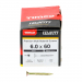 6.0x60 Pozi Countersunk Multi Purpose Screw Zinc & Yellow Plated Timco Velocity Range Pack 200