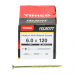 6.0x120 Pozi Countersunk Multi Purpose Screw Zinc & Yellow Plated Timco Velocity Range Pack 100
