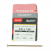 6.0x130 Pozi Countersunk Multi Purpose Screw Zinc & Yellow Plated Timco Velocity Range Pack 100