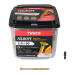 5.0x80 Pozi Countersunk Multi Purpose Screw Zinc & Yellow Plated Timco Velocity Range Pack 350