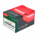 3.0x40 Pozi Countersunk Multi Purpose Screw Zinc & Yellow Plated Timco Classic Range Pack 200
