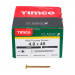 4.0x45 Pozi Countersunk Multi Purpose Screw Zinc & Yellow Plated Timco Classic Range Pack 200