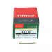 4.0x60 Pozi Countersunk Multi Purpose Screw Zinc & Yellow Plated Timco Classic Range Pack 200