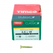 4.5x30 Pozi Countersunk Multi Purpose Screw Zinc & Yellow Plated Timco Classic Range Pack 200