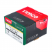 4.5x45 Pozi Countersunk Multi Purpose Screw Zinc & Yellow Plated Timco Classic Range Pack 200