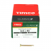 5.0x45 Pozi Countersunk Multi Purpose Screw Zinc & Yellow Plated Timco Classic Range Pack 200