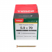 5.0x70 Pozi Countersunk Multi Purpose Screw Zinc & Yellow Plated Timco Classic Range Pack 200