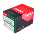 6.0x130 Pozi Countersunk Multi Purpose Screw Zinc & Yellow Plated Timco Classic Range Pack 100