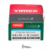 4.0x16 Pozi Countersunk Multi Purpose Screw A2 Timco Classic Range Pack 200
