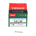 4.5x30 Pozi Countersunk Multi Purpose Screw A2 Timco Classic Range Pack 200