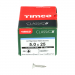 5.0x25 Pozi Countersunk Multi Purpose Screw A2 Timco Classic Range Pack 200