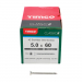 5.0x60 Pozi Countersunk Multi Purpose Screw A2 Timco Classic Range Pack 200