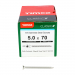 5.0x70 Pozi Countersunk Multi Purpose Screw A4 Timco Classic Range Pack 200