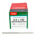 6.0x150 Pozi Countersunk Multi Purpose Screw A4 Timco Classic Range Pack 100