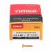 3.5x20 Pozi Countersunk Chipboard Screw Zinc & Yellow Plated Timco Solo Range Pack 200