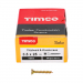 3.5x25 Pozi Countersunk Chipboard Screw Zinc & Yellow Plated Timco Solo Range Pack 200